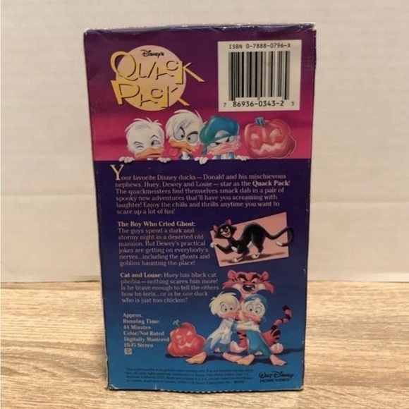 1997 Quack Pack House of Haunts VHS Animated Disney Donald Duck Halloween Video - Picture 2 of 9